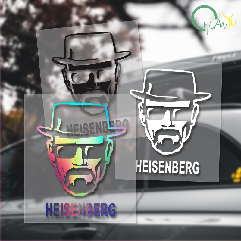 Motorcycle Gear Outlet - Heisenberg Creatieve Tekst Patroon Sticker Auto