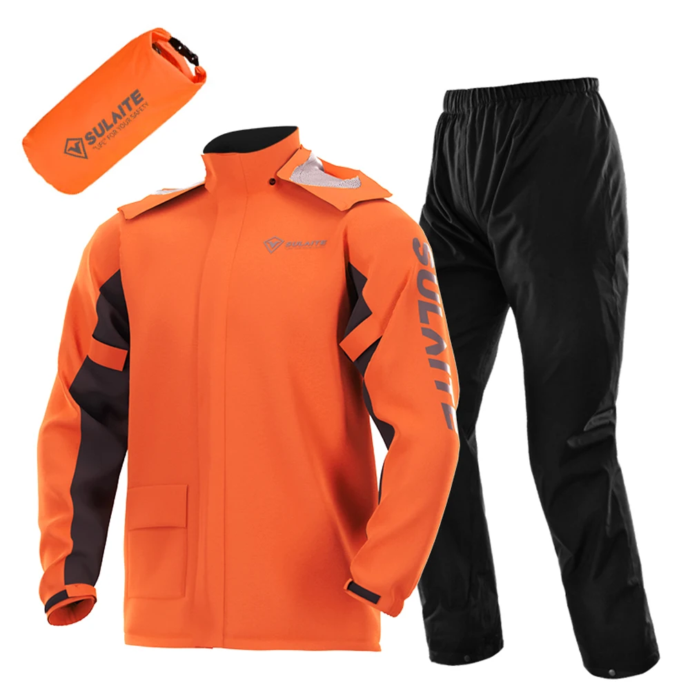 Motorcycle Gear Rain - Motorfiets regenkleding set, lichtgewicht regenpak, waterdicht