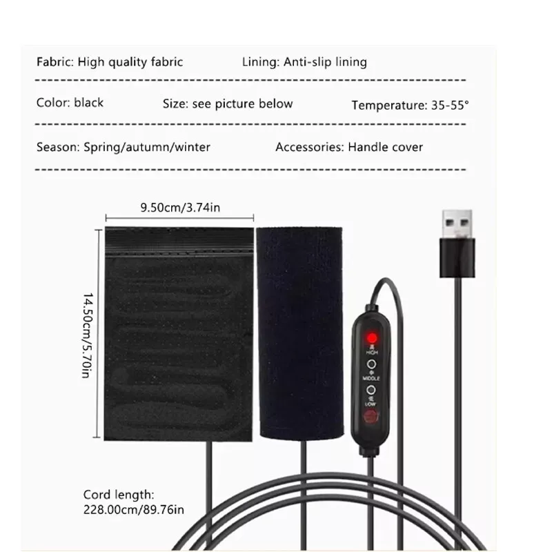 3 versnellingen warmer elektri - Handlebar Grip Heated recensie en prijs