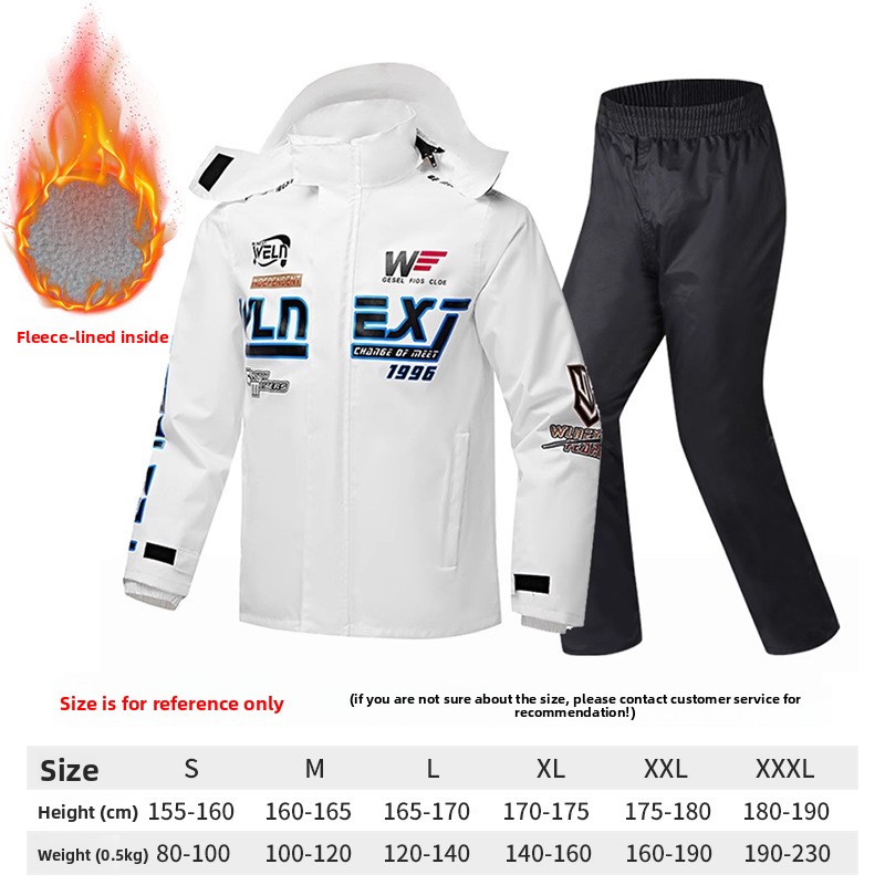 Heren motorfiets regenjas pak  - Motorcycle Gear Full Suit recensie en prijs