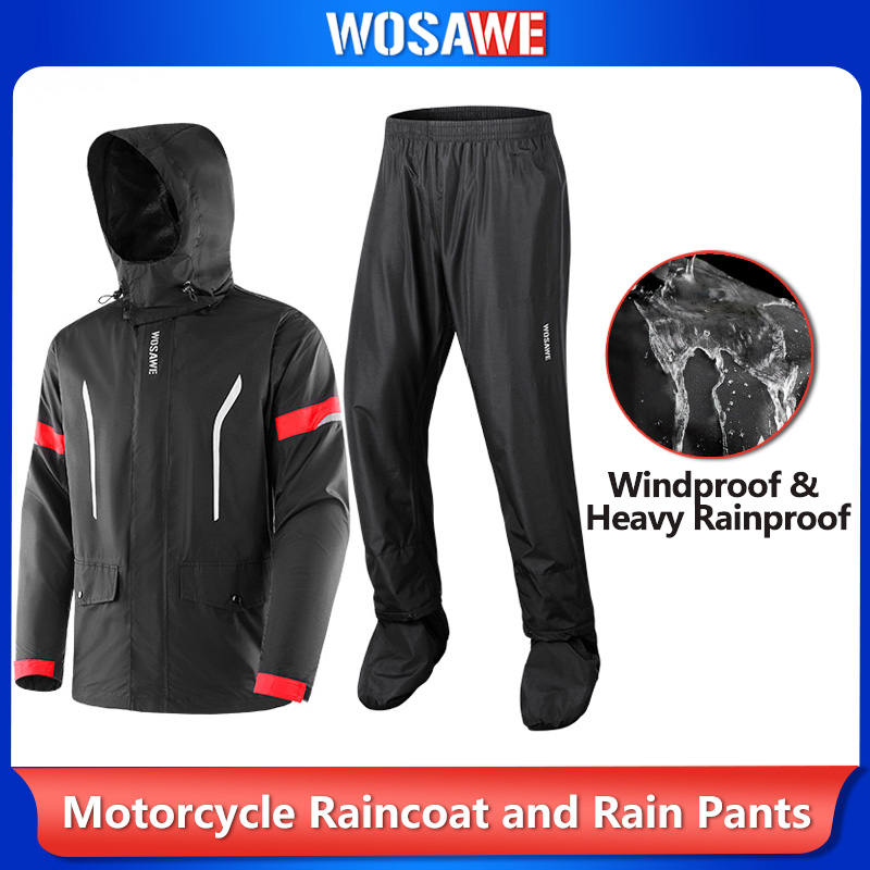 WOSAWE Heren Motorregenpak Wat - Motorcycle Gear Full Suit recensie en prijs