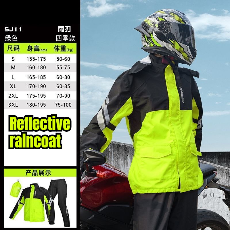 Motorregenpak Split Type Water - Motorcycle Gear Full Suit recensie en prijs
