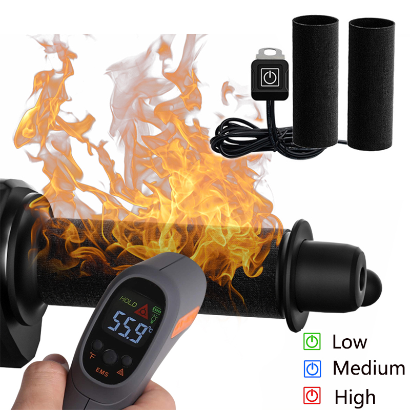 12V 3-Gear Motorfiets Verwarmd - Handlebar Grip Heated recensie en prijs