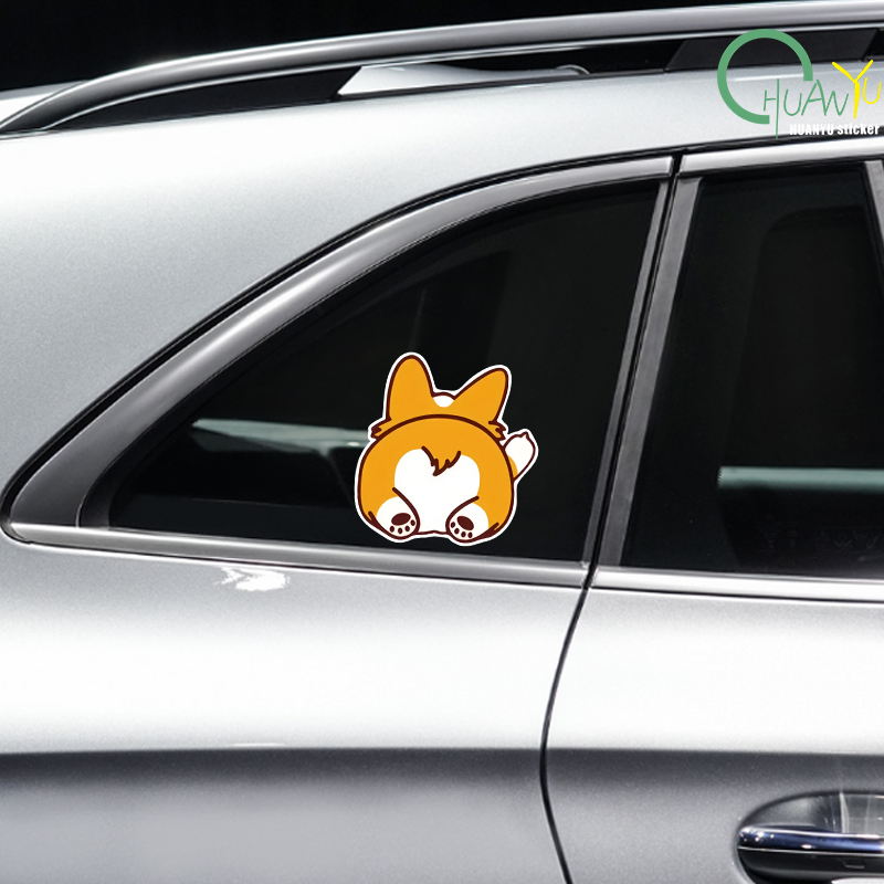 Auto Cartoon Auto Sticker Corg - Motorcycle Gear Rain recensie en prijs