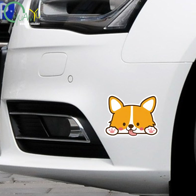 Auto Cartoon Auto Sticker Corg - Motorcycle Gear Rain recensie en prijs