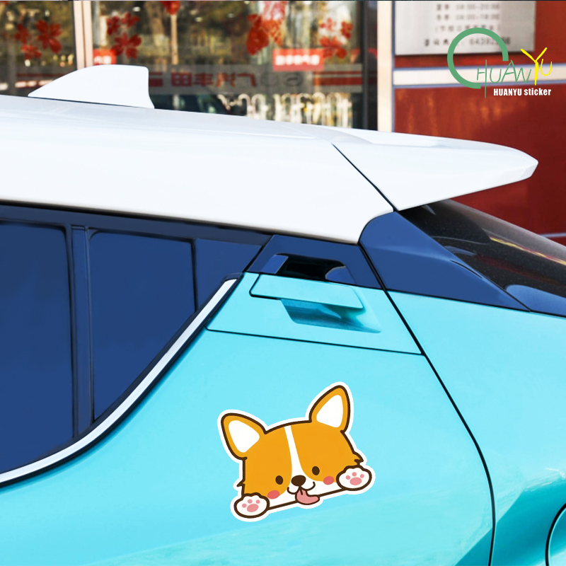 Auto Cartoon Auto Sticker Corg - Motorcycle Gear Rain recensie en prijs